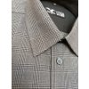 pánská košile s kombinací model 182202 - šedivá