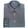 pánská košile model 022159 - tm. šedá
