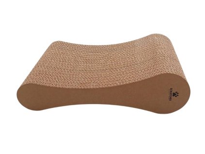 Kartonové škrabadlo pro kočky L 445 x 285 x 130 mm