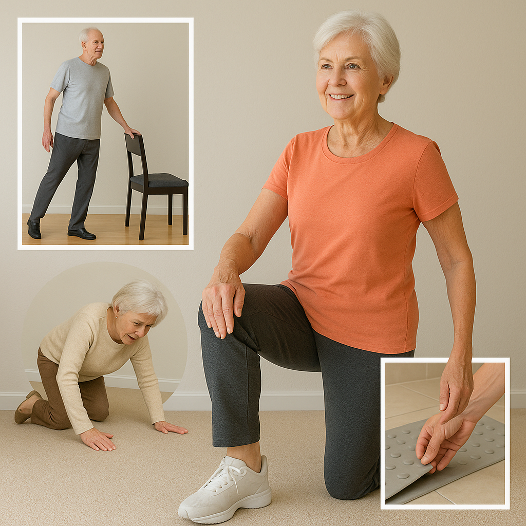 Jak předejít pádům: Cvičení, vhodná obuv a praktické tipy pro bezpečnější pohyb