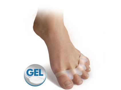 Gelový oddělovač prstů