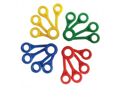 Posilovač prstů Qmed Posilovač prstů modrá - velmi silná zátěž