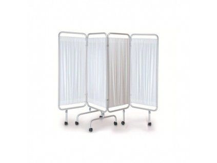 Pojízdný paraván 4dílný