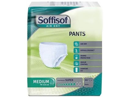 Plenkové kalhotky navlékací, vel. M, těžká inkontinence, 2000 ml, 10 ks/bal.