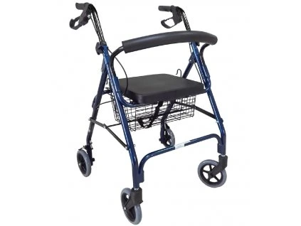 Čtyřkolové chodítko BLUE MAX Mobiak