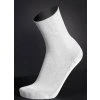 Ponožky BIO bavlna (žebrované), bílá