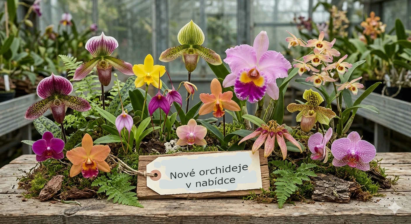 Nové orchideje v nabídce