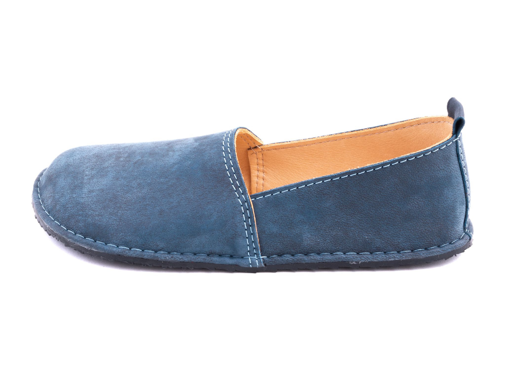 Fuego Barefoot moccasins - blue - Luks Shoes