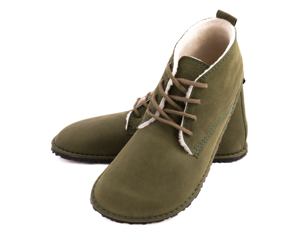 Milagro Frio Winter Barefoot boots - khaki - Luks Shoes