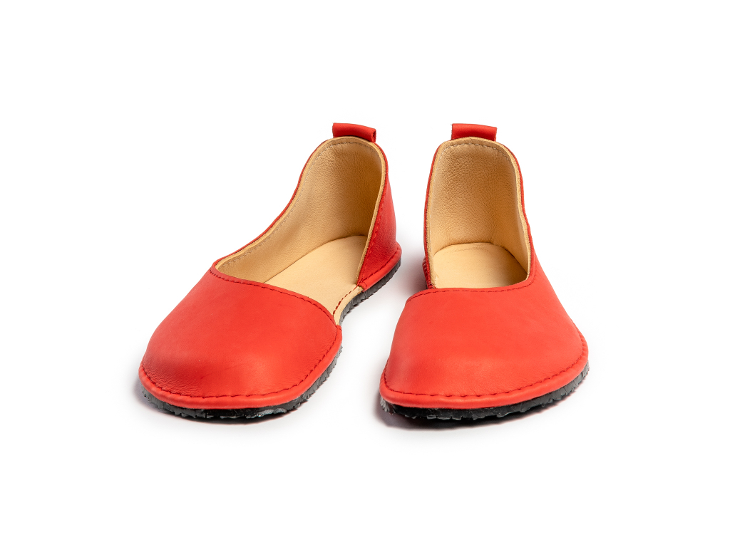 Barefoot ballerinas - red - Luks Shoes
