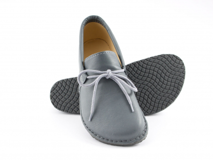Cordelia Barefoot moccasins - grey