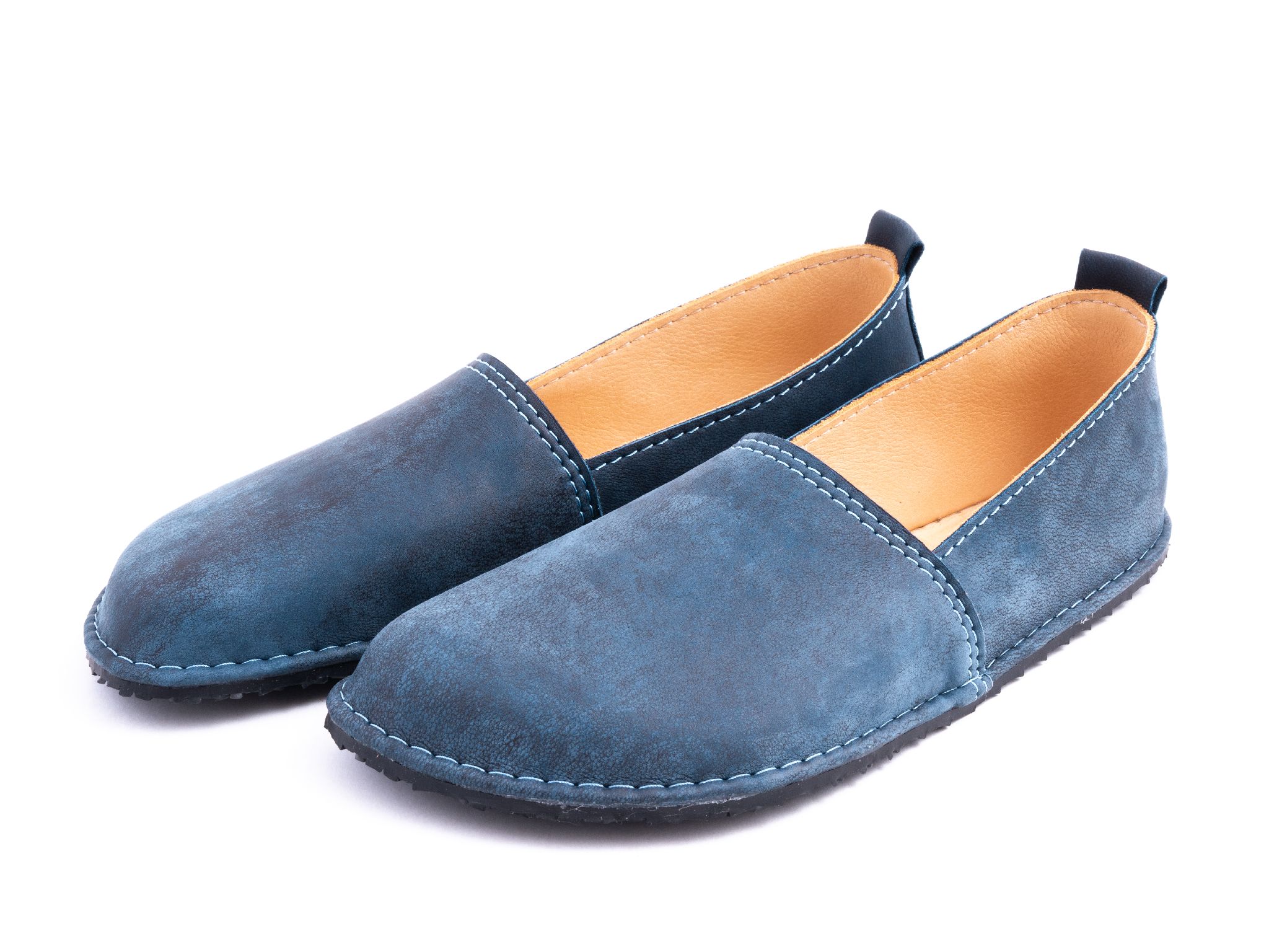 Fuego Barefoot moccasins - blue - Luks Shoes