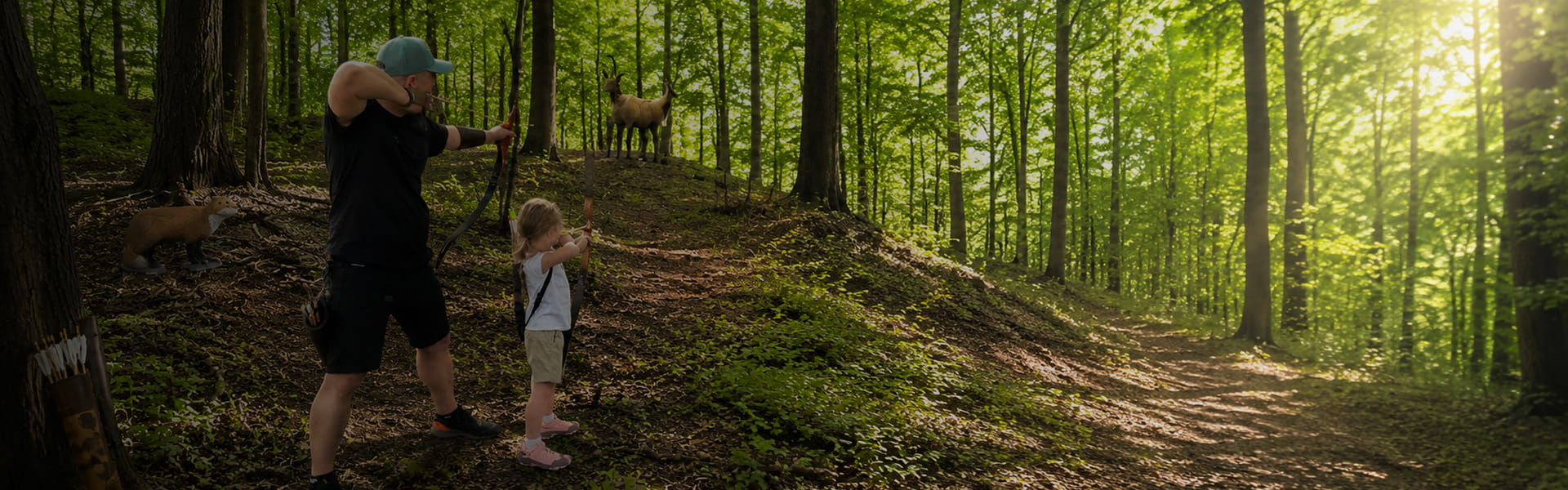 3D Lukostřelecký parkur