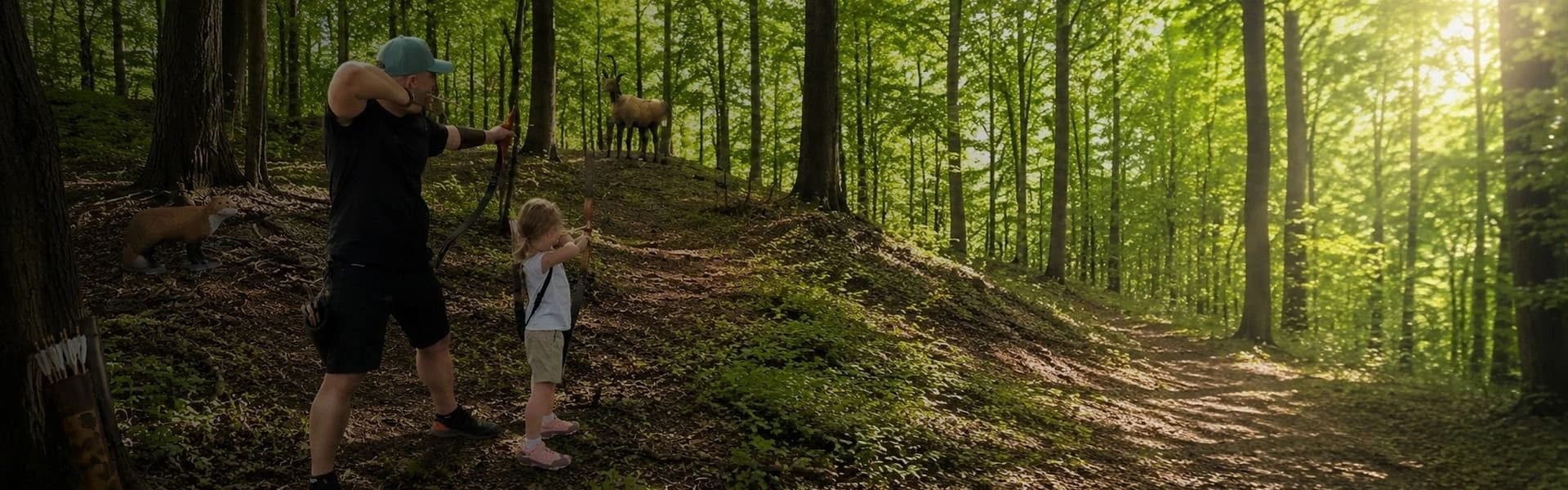 3D Lukostřelecký parkur