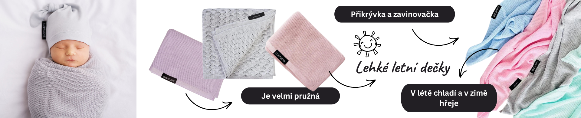 Lehké letní dečky