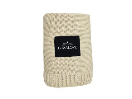 Lullalove Bambusová dečka Milk Coffee