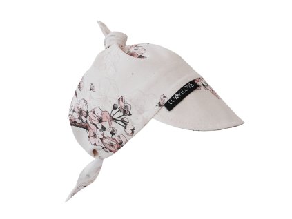Lullalove Bavlněný šátek na hlavu s kšiltem - Sakura
