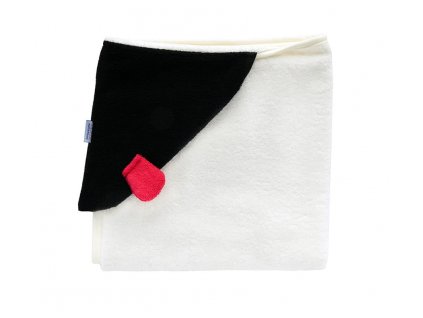 Lullalove Pastelové pončo pro větší děti MRB velikost 130x65 cm