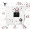 Lullalove Zavinovací přikrývka z mušelínu plena 100 x 100cm Ježek Růžový