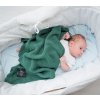 Lullalove Bambusová dečka Smaragdová zeleň