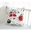 Lullalove Potah na polštář 40x40cm Vánoční Ježek