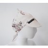 Lullalove Bavlněný šátek na hlavu s kšiltem - Sakura