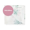 lullalove muselinovy prehoz 150x 200 cm lucni kviti ruzove