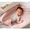 Lullalove dečka z vlny Merino vzor Keksík - Premium Pudrová Růž
