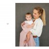 Lullalove dečka z vlny Merino vzor Keksík - Premium Pudrová Růž
