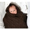 Lullalove Dečka z vlny Merino - kolekce PREMIUM - Čokoláda