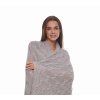 Lullalove Deka z vlny Merino XL, 180x120 cm - PREMIUM - Šedá