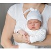 Lullalove Kojenecká bavlněná čepička 3-9 měsíců - Modrá