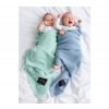 Lullalove Velká bambusová dečka 100x120 cm Máta