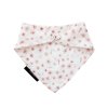 Lullalove Mušelinový šátek i bryndák Růžové Květinky