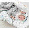 Lullalove Přikrývka nejen pro miminka Kapradiny Máta