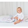 Lullalove Přikrývka nejen pro miminka Kapradiny Růžová