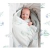 Lullalove Přikrývka nejen pro miminka Luční Kvítí Modré