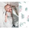 Lullalove Přikrývka nejen pro miminka Luční Kvítí Růžové