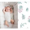 Lullalove Přikrývka nejen pro miminka Luční Kvítí Růžové