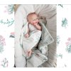 Lullalove Přikrývka nejen pro miminka Luční Kvítí Růžové