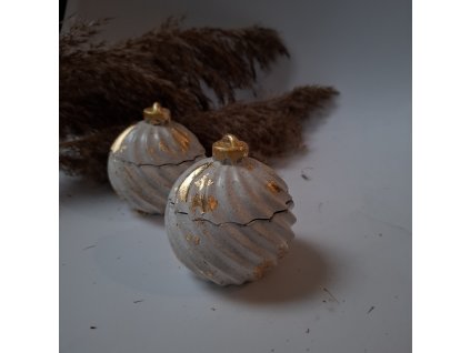 Betonová ozdoba s gelovou svíčkou