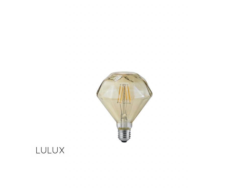 DIAMANT | Ozdobná LED žiarovka v tvare diamantu E27 4W
