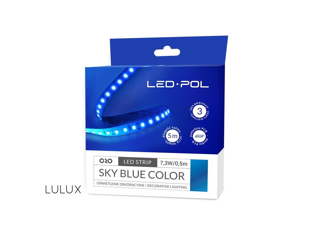 LED-POL  | ORO33082 | ORO STRIP 600L SKY BLUE | LED PÁSIK