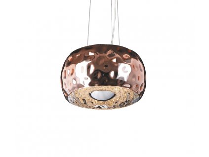 ENERGY väčšia luxusná visiaca lampa medena