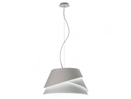 ALBORÁN biela visiaca lampa 52cm