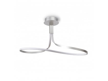 NUR luxusné stropné dizajnové led svietidlo 85cm 45cm chrom