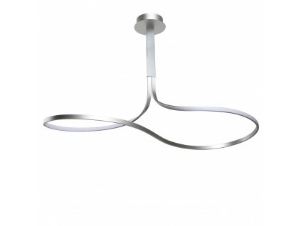 NUR luxusné stropné dizajnové led svietidlo 120cm chromove