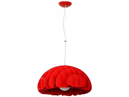 MAK | červená štýlová visiaca lampa