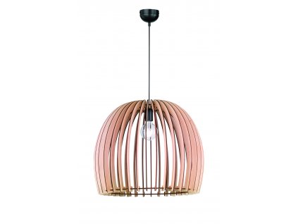 WOOD | závesná lampa s veľkým dreveným tienidlom