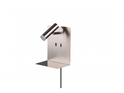 ELEMENT | kovová nástenná lampa s USB nabíjačkou